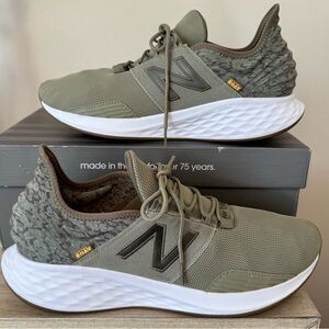 New Balance Green Camo Fresh Foam Roav Running Shoes Size 15